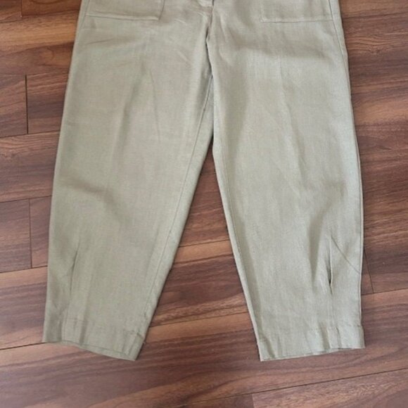 ZARA linen jogging pants, size L, * NWT * - Picture 3 of 12